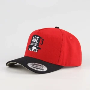 Lettering Custom Logo Baseball Cap A Frame 5 Panel Baseball Hat Raised Custom 3D Embroidered Baseball Cap Hat