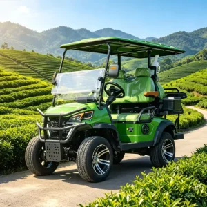 Lifted 4 Seater Club Car Golf Cart 72V Lithium Off Road Golf Cart with 7.5KW Motor for Golf Courses and Manor