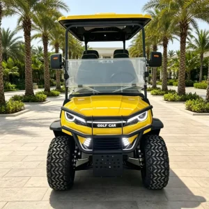 Lifted 4 Seater Club Car Golf Cart 72V Lithium Off Road Golf Cart with 7.5KW Motor for Golf Courses and Manor