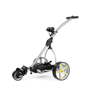Light Weight Remote Control Golf Trolley With 400W Tubular Motors Distance Function From 10M 20M 30M Battery Power Indicator