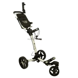 Light weighted 3 wheel Golf Hand Push Cart New Design Foldable Golf Push Trolley With Scorecard Phone Umbrella Beverage Holder