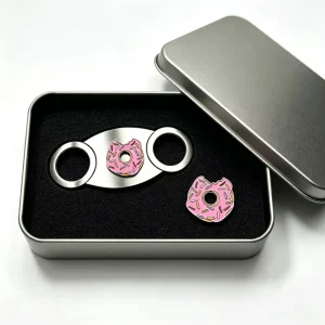 Lighter for L9Go Wooden Custom Cigar Cutter Logo Mold Steel Lighter With Stand Cutter Set Golf Ball Marker