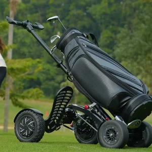 Lightweight Aluminium 3 in 1 Electric Mini Golf Buggy Push Golf Cart Lithium Battery Easy Use Mini Electric Golf Trolley
