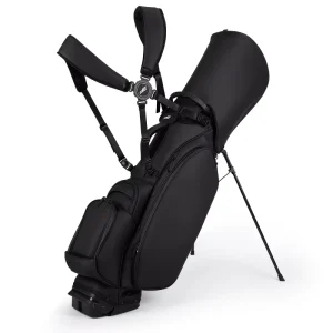 Lightweight Carry Golf Stand Bag Frosted PU Leather