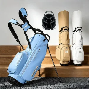 Lightweight Durable Waterproof Universal Golf Cart Bag with Internal Frame Dual Shoulder Straps for Convenient Carry All Clubs