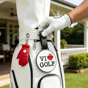 Lightweight Etch Logo Golf Bag Tag