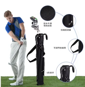 Lightweight Foldable Portable Waterproof Golf Stand Bag with Bracket Durable Golf Club Carry Bag