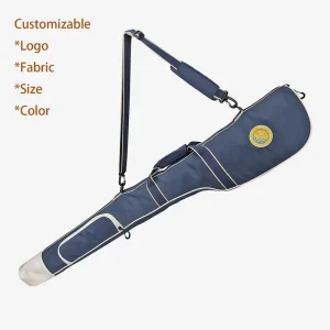 Lightweight Golf Carry Bag Portable Nylon and Microfiber Leather Sunday Golf Bag Custom Golf Club Bag