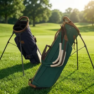 Lightweight Golf Carry Stand Bag with 4-Way Dividers Canvas