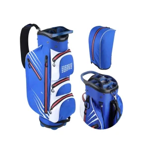 Lightweight Golf Cart Bag Multi Functional Waterproof Golf Bag Customizable Logo Golf Bags with Shock Absorbing Head Frame