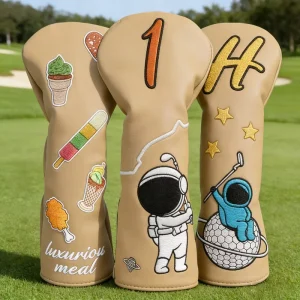 Lightweight Golf Driver Headcover for Drivers and Woods Sports Training and Travel