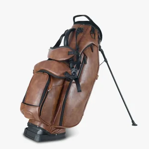 Lightweight Golf Stand Bag with 4-Way Divider Durable Carry Stand Bags for Men Women Portable Automatic Legs Golf Club Bag