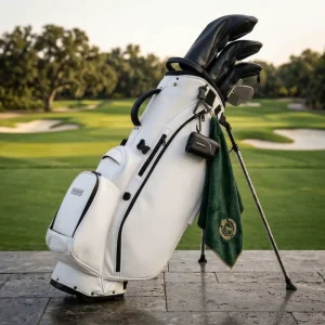 Lightweight Golf Stand Bag with Cooler Beverage Pocket Valuables Storage Umbrella Fixing Strap Score Pen Slot Portable Golf Bag