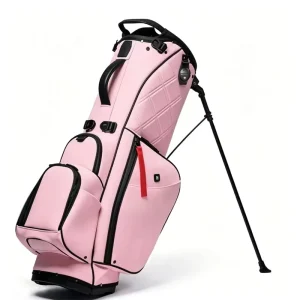 Lightweight Golf Stand Bag with Durable Legs Multiple Pockets Ergonomic Dual Strap Waterproof Cover