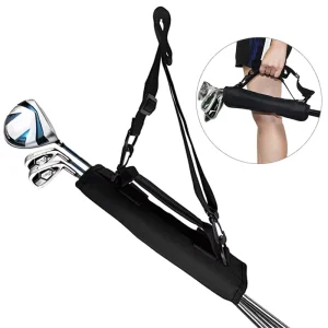 Lightweight Golf Sunday Bag Portable Golf Club Carry Bag with Padded Shoulder Strap for Driving Range Practice