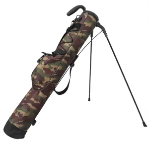 Lightweight Nylon Sunday Golf Bag Large Capacity Portable Carry Golf Stand Bag Camouflage Design Normal Waterproof Adult Golf