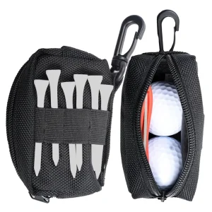 Lightweight Nylon Waterproof Golf Bag with Clip On Golf Seat Waist Bag Golf Accessories