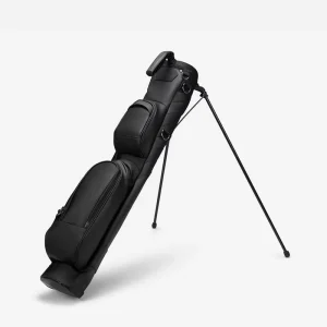 Lightweight PU Leather Golf Stand Pencil Bag Waterproof with Pockets for Men and Women