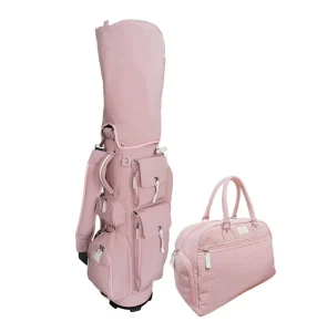 Lightweight Pink Nylon Women’s Golf Bag Set