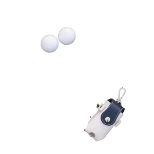 Lightweight Portable Durable PU Golf Ball Storage Bag with Tee Holder Pouch and Waist Strap Colorful Golf Accessory
