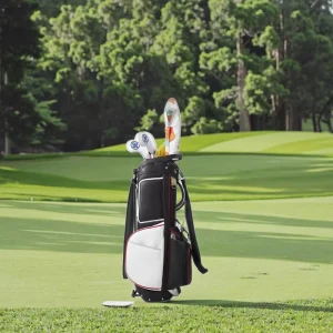 Lightweight Single Shoulder Golf Carry Bag Large Capacity PU Golf Bag Factory Direct for Men and Women