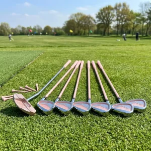 Lightweight Women’s Right Handed Professional Golf Club Set with Graphite Shafts and Titanium Driver