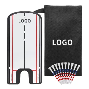 Logo Design Custom Golf Putting Alignment Mirror Practice Putting Trainer Golf Putting Mirror