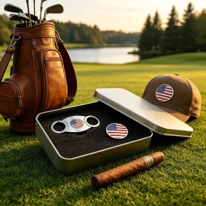Logo Sissor Japanese Plastic Cuban Premium Perfect Big Cigar Cutter Gift Box V Cut With Spring Carbon Japanese Golf Ball Marker