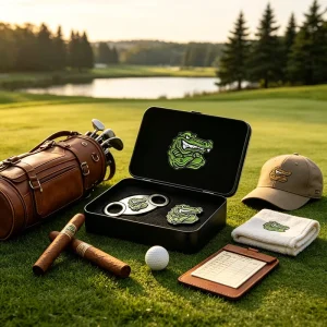 Logo Sissor Japanese Plastic Cuban Premium Perfect Big Cigar Punch Cutter V Cut With Spring Carbon Japanese Golf Ball Marker