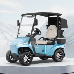 Long Battery Life Golf Cart Compact Single Seat Electric Golf Buggy with Lithium Battery CE Certified Golf Cart