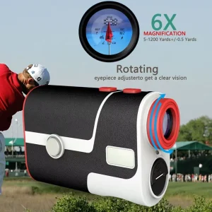 Long Distance Golf Rangefinder Golf Laser Distance Meter Rechargeable Laser Range Finder