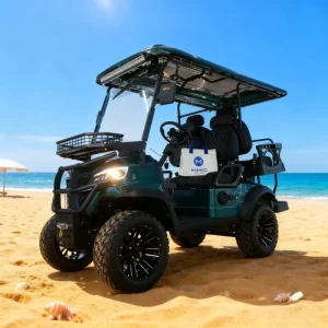 Long Range 5-6 Seater Electric Golf Cart 90km Per Charge with Lithium Battery 50MPH for Golf Course Fleet & Large Community