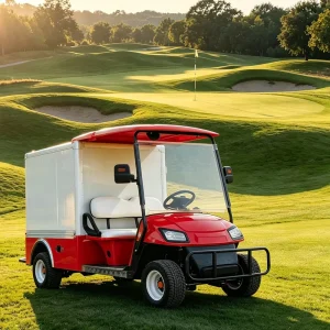 Long Range AC Motor Cross Country Utility Electric Golf Cart with Cargo Box