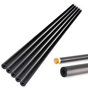 Low Deflection Carbon Fiber Pool Cue Shaft 12.5mm Pro Taper High Stability Billiard Shaft