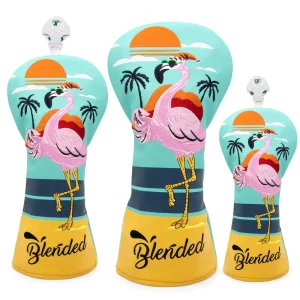 Low MOQ Golf Driver Animal Head Cover PU Leather Custom Logo Golf Driver Woods Headcovers