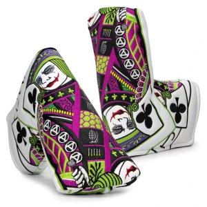 Low MOQ Personalized Golf Headcover Putter Embroidery Golf Clubs Covers Golf Leather Putter Cover Magnetic Blade Putter Cover