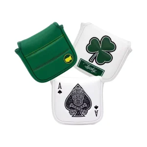 Low MOQ Premium Magnetic Putter Golf Head Covers Custom Golf Club Head Covers Leather Mallet Putter Headcover
