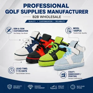 Low Price Fast Delivery Waterproof Colorful New Design Shoe Shape Wedge Putter PU Leather Factory Custom Logo Golf Head Cover