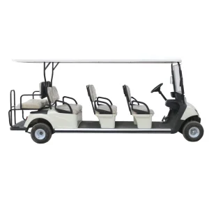 Low Speed Chinese 8 Seater Electric Classic Golf Cart 48V Maintenance free Battery 70-90km Range Steel Chassis CE