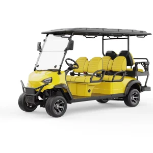 Low speed 6 seater Golf Cart Golf Course Patrol Vehicle Outdoor Camp Patrol Vehicle Commercial Fleet Golf Cart