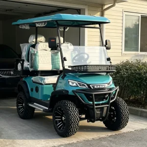 Luxury 4 Seater Golf Vehicle Cart with Customizable Body Color Technical Configuration and Independent Suspension System