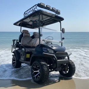 Luxury 4-seater Electric Golf Carts with Lithium Battery CE Certified Customizable Colors and Legal Use on Public Roads