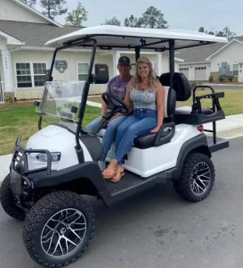Luxury Electric 6 Seater High Speed Strong Power 72V Lithium Battery CE Certified Golf Cart