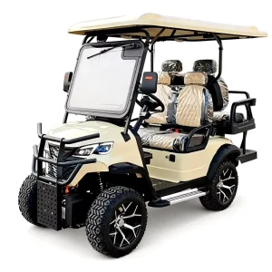 Luxury Electric Golf Cart for Resort & Club 4 Seats Fast Charging Custom Color Available