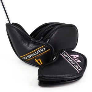 Luxury Golf Accessories Gift Golf Headcover Colorful Iron Headcover Golf Head Cover Leather with logo With