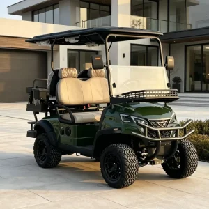 Luxury Lifted 4 Seaters Club Car Golf Cart 72V Lithium Off Road Golf Cart with 7.5KW Motor for Golf Courses and Manor