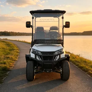 Luxury Lifted 4 Seaters Club Car Golf Cart 72V Lithium Off Road Golf Cart with 7.5KW Motor for Golf Courses and Manor