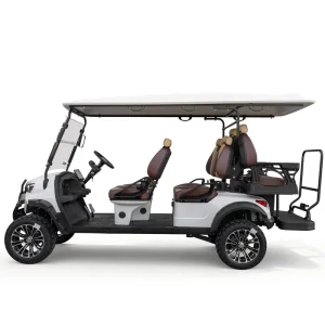 Luxury Six Seats Golf Carts Electric Off Road Street Lithium Battery 48V Cart Legal 4+2 Seater Electric Golf Vehicles