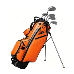 Luxury Women’s Golf Bag White & Red Lightweight Waterproof Nylon Design