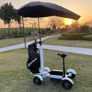 M2-3 Foldable Electric Golf Scooter Golf Cart Push Cart Trolley for Golf Course